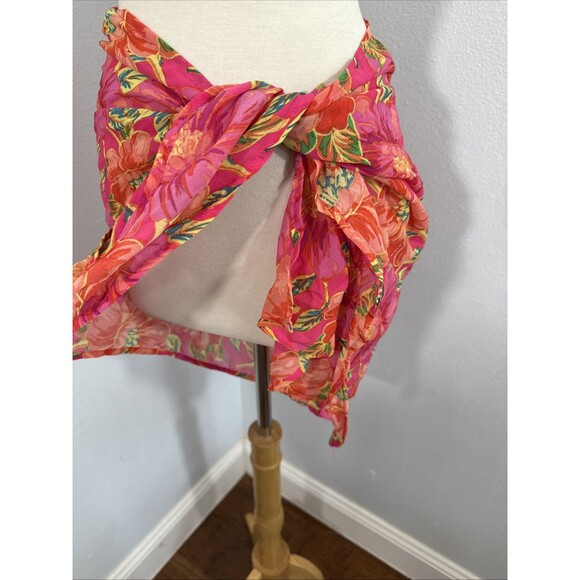 Beach‎ Riot Wrap Womens OS Melanie Sarong In Miami Peony Boho Festival - Picture 3 of 8